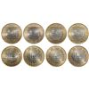 Image 1 : Republic India, 10 Rupees, 2005, 4 Coins, Noida Mint