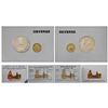 Image 1 : 1000 Years of Brihadeeswarar Temple 2010, Proof Set, 2 Coins (1000 Rs & 5 Rs), 2010