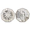Image 1 : Austria, 2010 Olympics, Vancouver, Ski Jump Silver (.800), 5 Euro, 2010