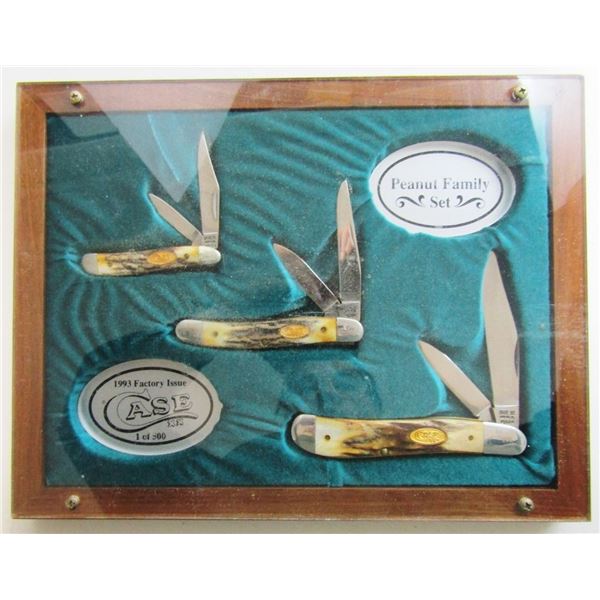 1993 FACTORY ISSUE CASEXX 3PC Peanut Family Set