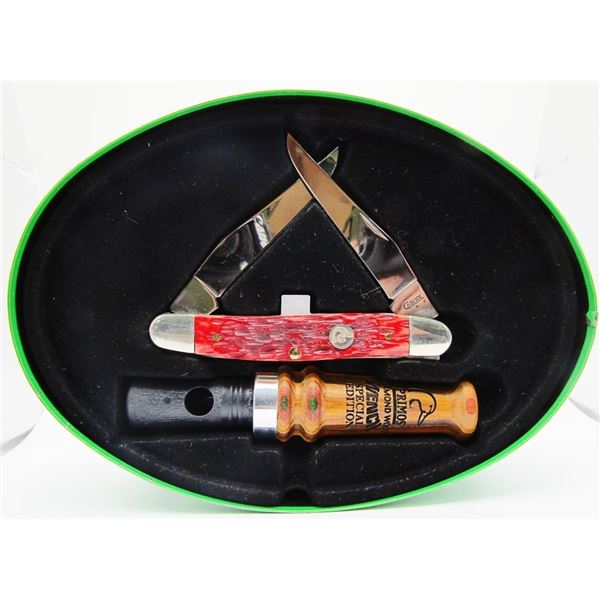 Ducks Unlimited CaseXX Muskrat Knife & Duck Call!