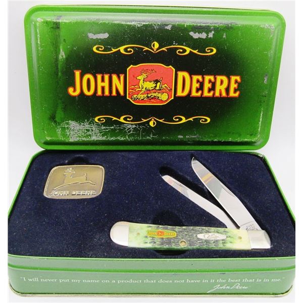 CaseXX John Deere Green Bone 6254SS Trapper Knife