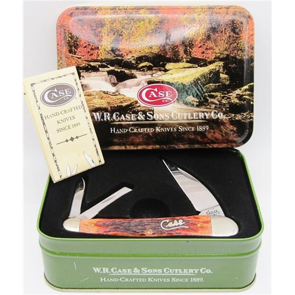 Case XX 6355WH SS Whittler Knife in Tin Case!