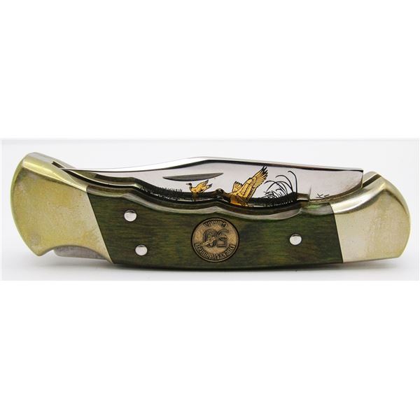 Buck 112 Knife Ducks Unlimited Canada 50 Yrs NIB!