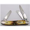 Image 3 : Case XX 5318SS Stag 5 Dot 3-Blade Knife in Tin!