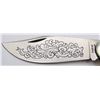 Image 7 : CaseXX Blue Scroll Stag Single Blade Pocketknife
