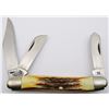 Image 4 : CaseXX Stag 4 Dot 1976 Razor Edge Stockman Knife