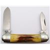 Image 4 : CaseXX USA 3Dot Blue Scroll Stag Handle Canoe