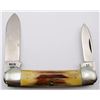 Image 8 : CaseXX USA 3Dot Blue Scroll Stag Handle Canoe