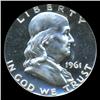Image 1 : 1961 Franklin Half Graded PR68 DCAM (COI-4893)