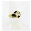 Image 2 : 1.4ct Ceylon Blue Sapphire & Diamond 10k Gold Ladies Ring (JEW-1510)