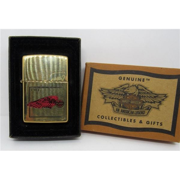 1981 HARLEY DAVIDSON COLLECTIBLE ZIPPO