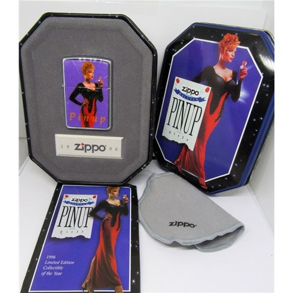 1996 PIN UP GIRL COLLECTIBLE ZIPPO
