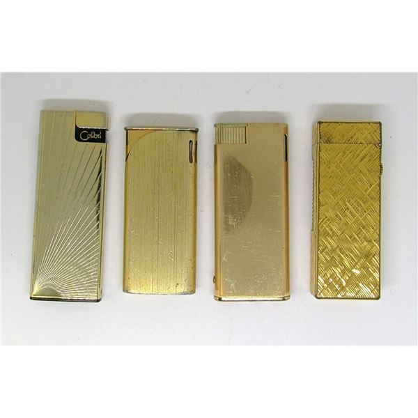 (4) SLIM VINTAGE LADIES LIGHTERS