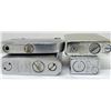 Image 3 : (4) VINTAGE SILVER TONED LIGHTERS