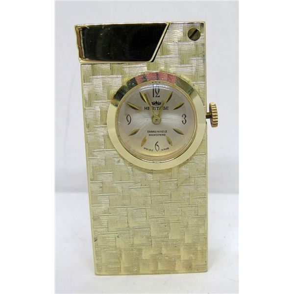 VTG RIVO SWISS MADE CLOCK LIGHTER