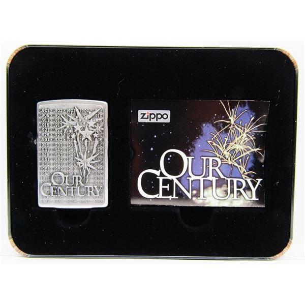 VINTAGE 1999 OUR CENTURY LAST ZIPPO LIGHTER!