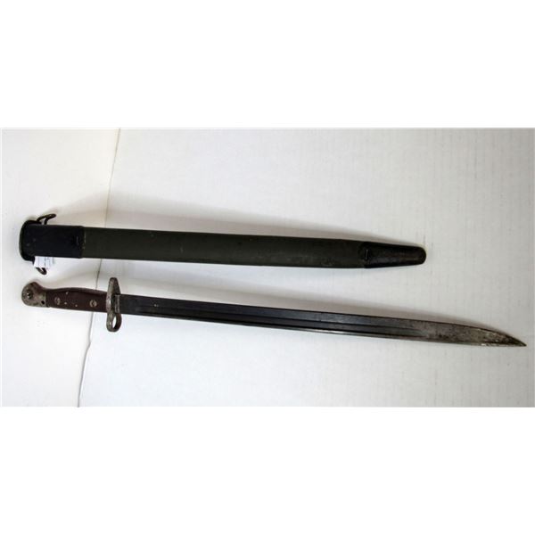 VINTAGE MARK 1 WW1 1907 BAYONET & SCABBARD