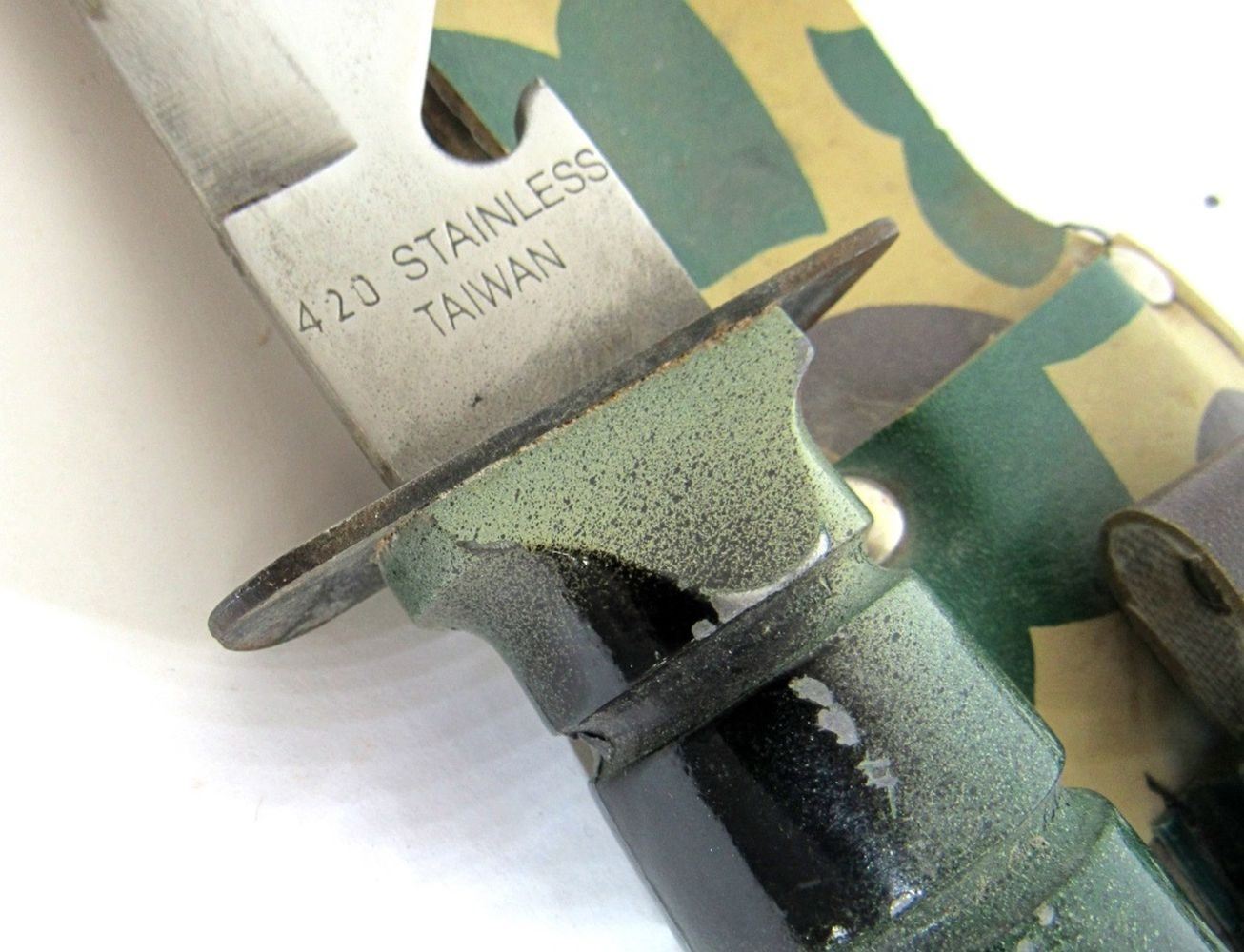 CAMO SURVIVAL KNIFE 420 STAINLESS TAIWAN