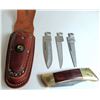 Image 1 : VINTAGE CASEXX HANGER KNIFE WITH LEATHER CASE