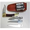 Image 4 : VINTAGE CASEXX HANGER KNIFE WITH LEATHER CASE