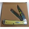Image 1 : CASE XX 3254 YELLOW ROSE OF TEXAS FOLDING KNIFE
