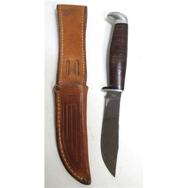 CASE XX USA #366 FIXED BLADE KNIFE & SHEATH!