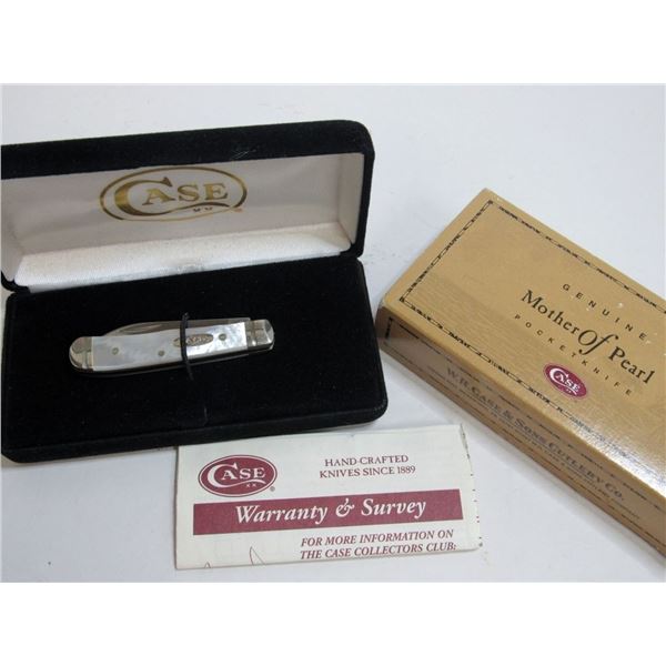 CASEXX MOTHER OF PEARL TINY TRAPPER KNIFE