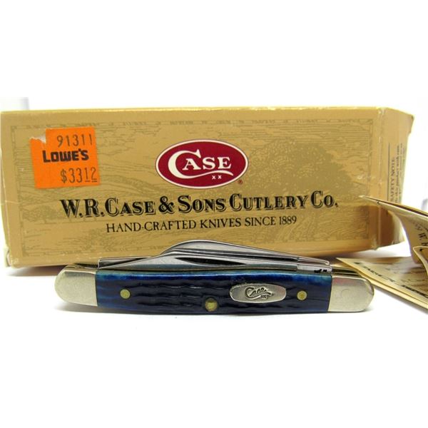CASEXX POCKET KNIFE 6327 JAGGED BLUE BONE