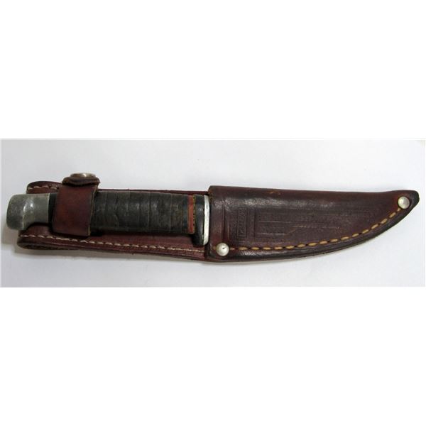 CASEXX USA 323-3 1/4 HUNTING KNIFE & SHEATH!
