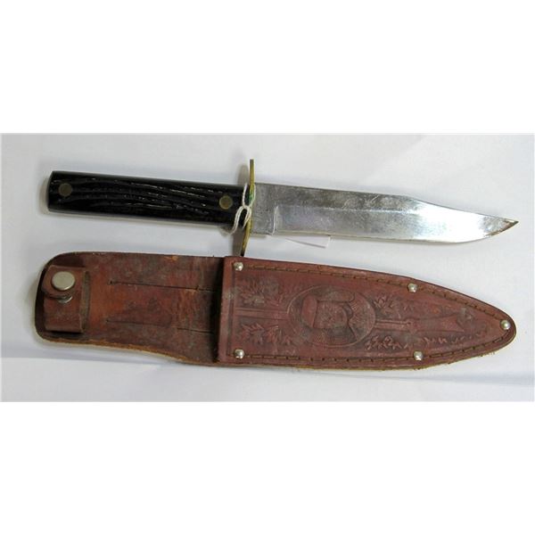 HAMMER BRAND FIXED BLADE KNIFE 5" BOWIE BLADE