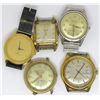 Image 1 : 5 MEN'S WATCH FACES: 2 BULOVA,