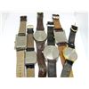 Image 2 : 6 MEN'S LEATHER STYLE BAND WATCHES: