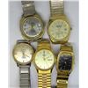 Image 1 : 5 MEN'S WATCHES: WITH GOLD TONES