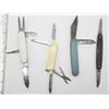 Image 2 : (4) VTG PLASTIC HANDLE POCKET KNIVES
