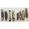 Image 12 : (8) VINTAGE POCKET KNIVES PARTS / REPAIR