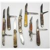 Image 1 : (8) VINTAGE POCKET KNIVES PARTS / REPAIR