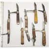 Image 2 : (8) VINTAGE POCKET KNIVES PARTS / REPAIR