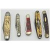 Image 7 : (5) VINTAGE POCKET KNIVES PARTS / REPAIR