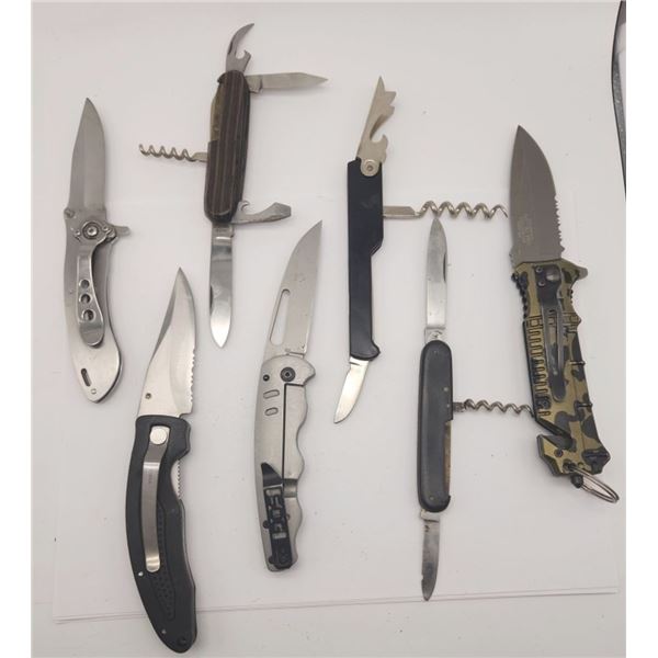 (7) MULTI-TOOL UTILITY KNIFE LOT