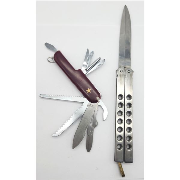 BUTTERFLY KNIFE & MULTI TOOL KNIFE
