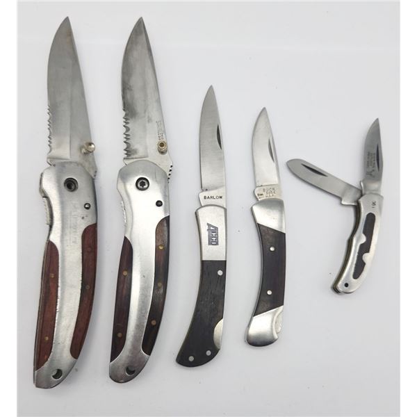 BUCK 505, BARLOW, WHITE TAIL, (2) HUNTING