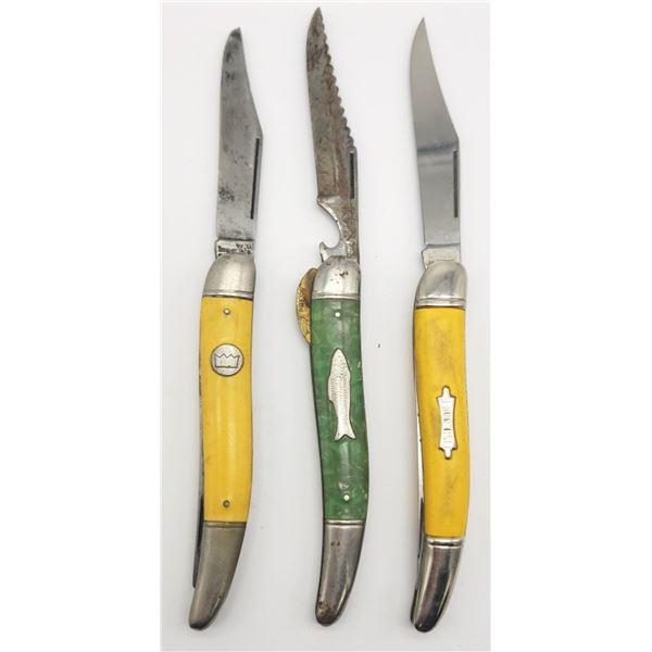 (3) IMPERIAL FISHING KNIVES