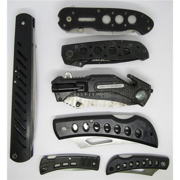 (7) TACTICAL / UTILITY KNIFE LOT