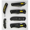 Image 2 : (6)  TACTICAL / UTILITY KNIFE LOT