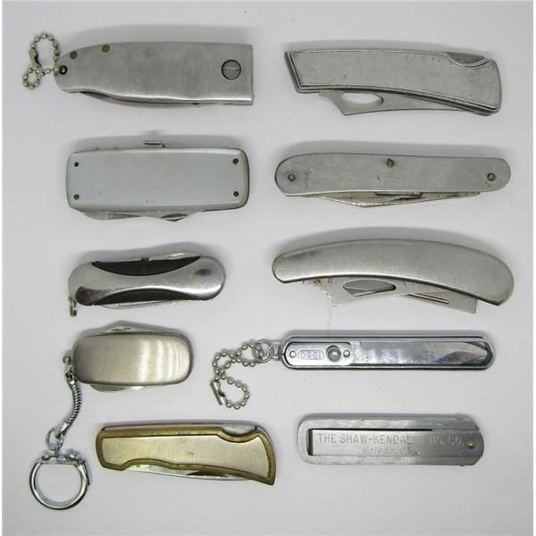 (10) KNIVES / CUTTERS