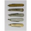 Image 2 : (5) VINTAGE MENS DRESS KNIVES