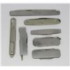 Image 2 : (7) ADVERTISING KNIFE LOT - VINTAGE