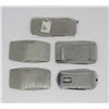 Image 2 : (5) MONEY CLIP / KNIVES - ADVERTISEING PIECES