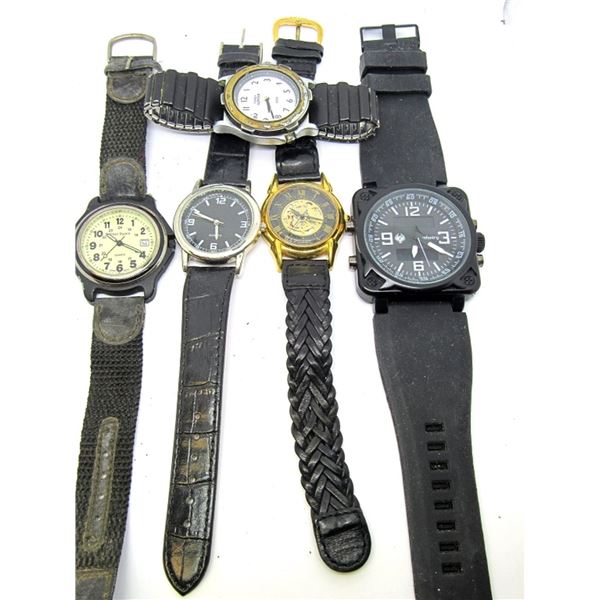 5  MEN'S WATCHES: DARK TONES